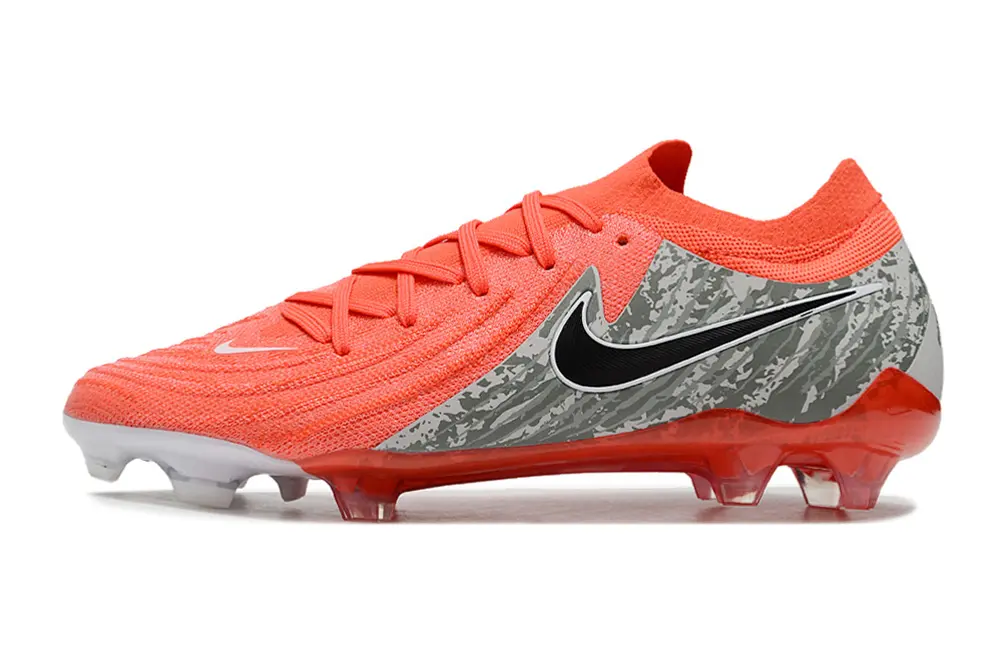 Nike Phantom GX 2 Elite FG - Red/Bright Coral/Gray Camouflage