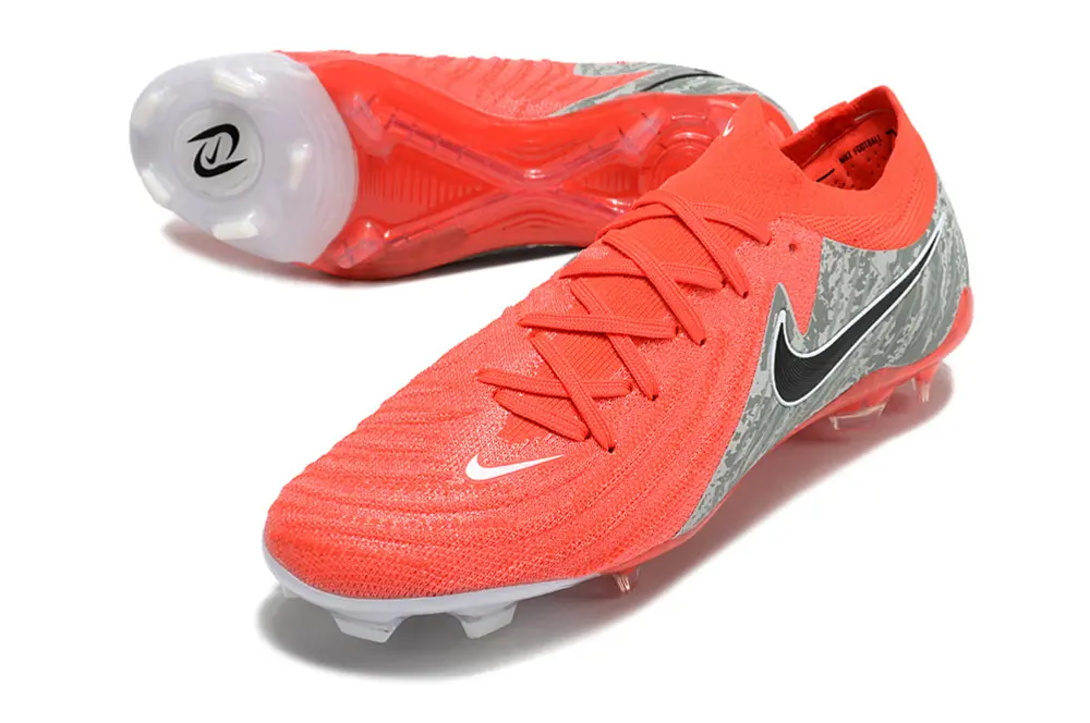 Nike Phantom GX 2 Elite FG - Red/Bright Coral/Gray Camouflage