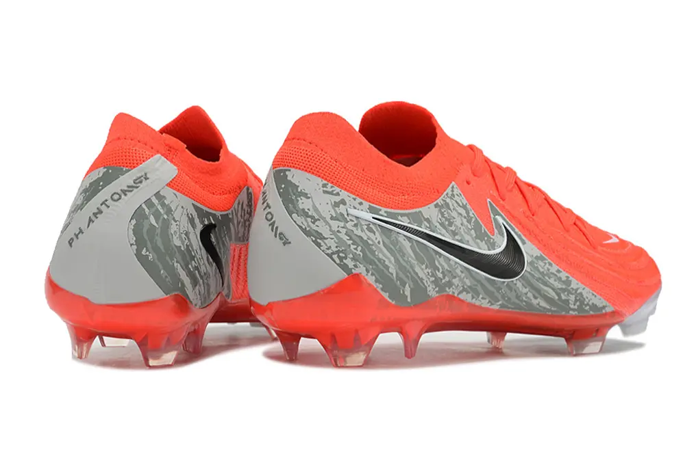 Nike Phantom GX 2 Elite FG - Red/Bright Coral/Gray Camouflage