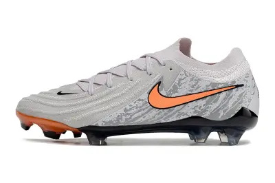 Nike Phantom GX 2 Elite FG - Grey/Sunset Orange/Navy Blue