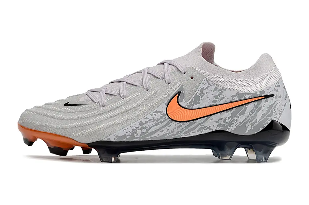 Nike Phantom GX 2 Elite FG - Grey/Sunset Orange/Navy Blue
