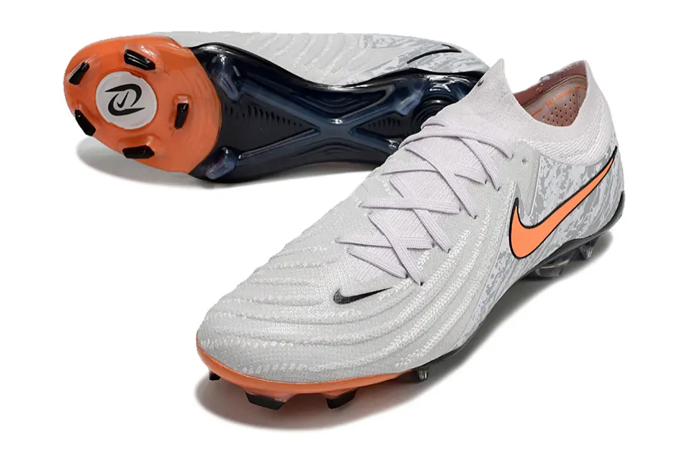 Nike Phantom GX 2 Elite FG - Grey/Sunset Orange/Navy Blue