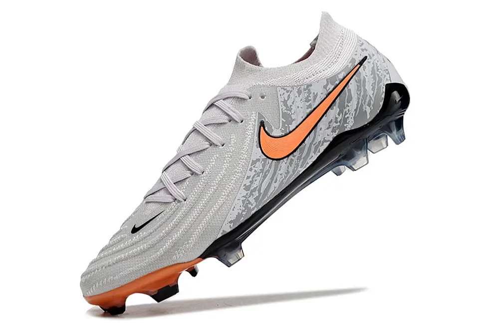 Nike Phantom GX 2 Elite FG - Grey/Sunset Orange/Navy Blue