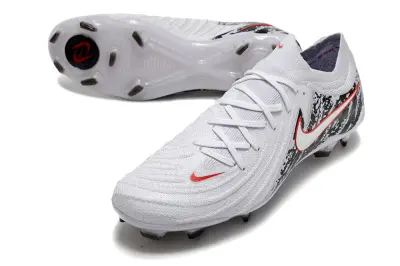 Nike Phantom GX 2 Elite FG - White/Electric Red/Black