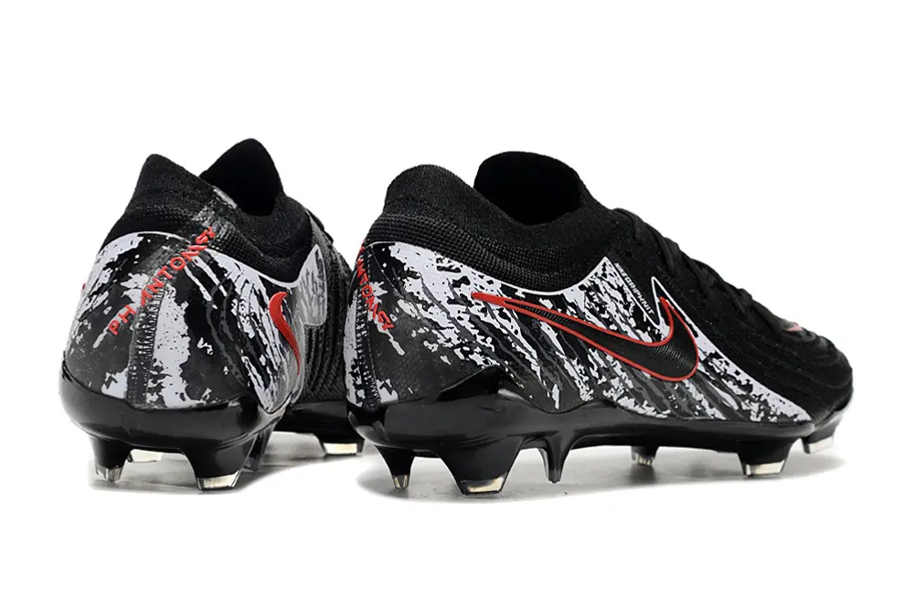 Nike Phantom GX 2 Elite FG - Black/Crimson Red/Silver White