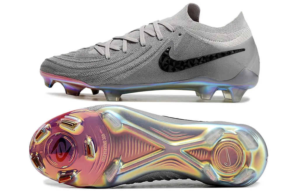 Nike Phantom GX 2 Elite FG - Gray/Steel Gray/Rainbow Reflective
