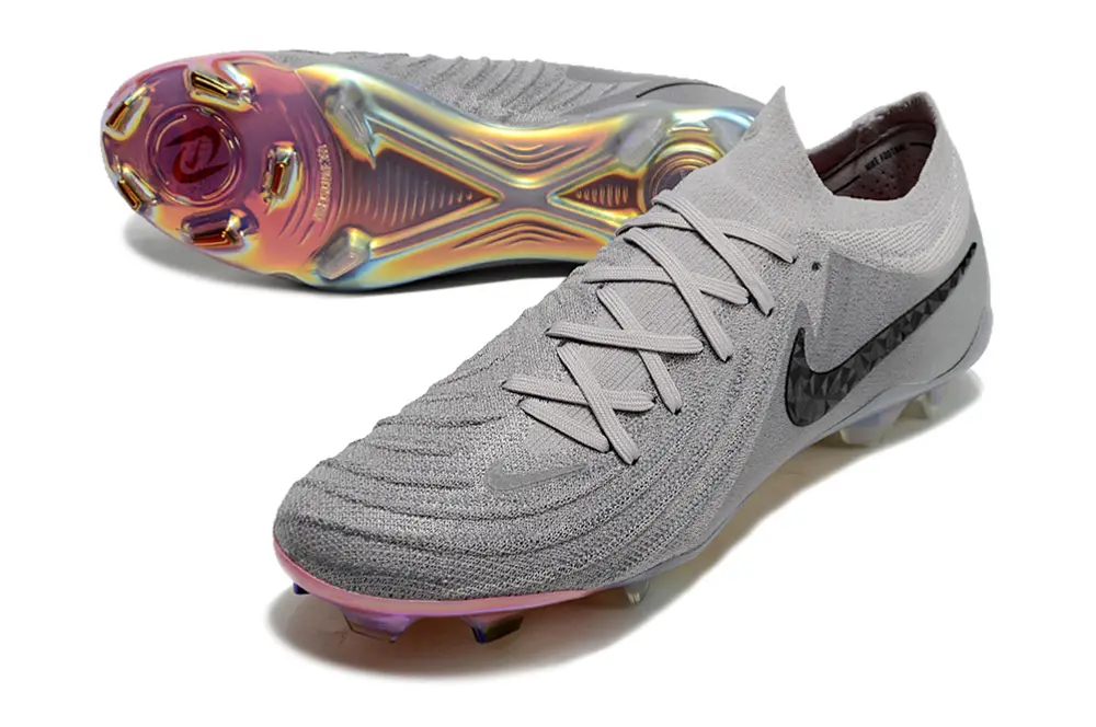 Nike Phantom GX 2 Elite FG - Gray/Steel Gray/Rainbow Reflective