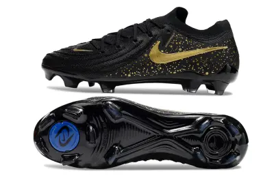 Nike Phantom GX 2 Elite FG - Black/Metallic Gold/Black