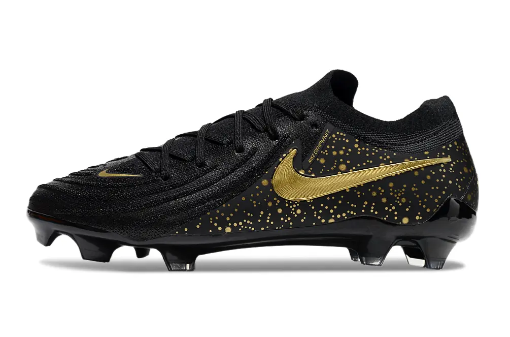 Nike Phantom GX 2 Elite FG - Black/Metallic Gold/Black