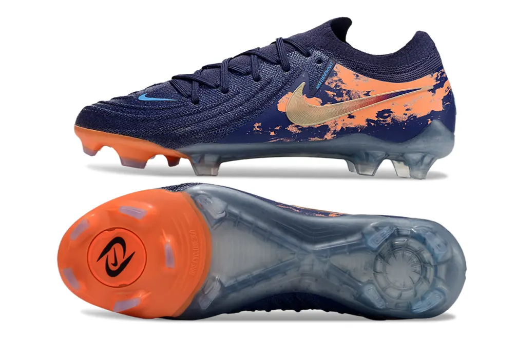 Nike Phantom GX 2 Elite FG - Navy/Vibrant Orange/Metallic Gold