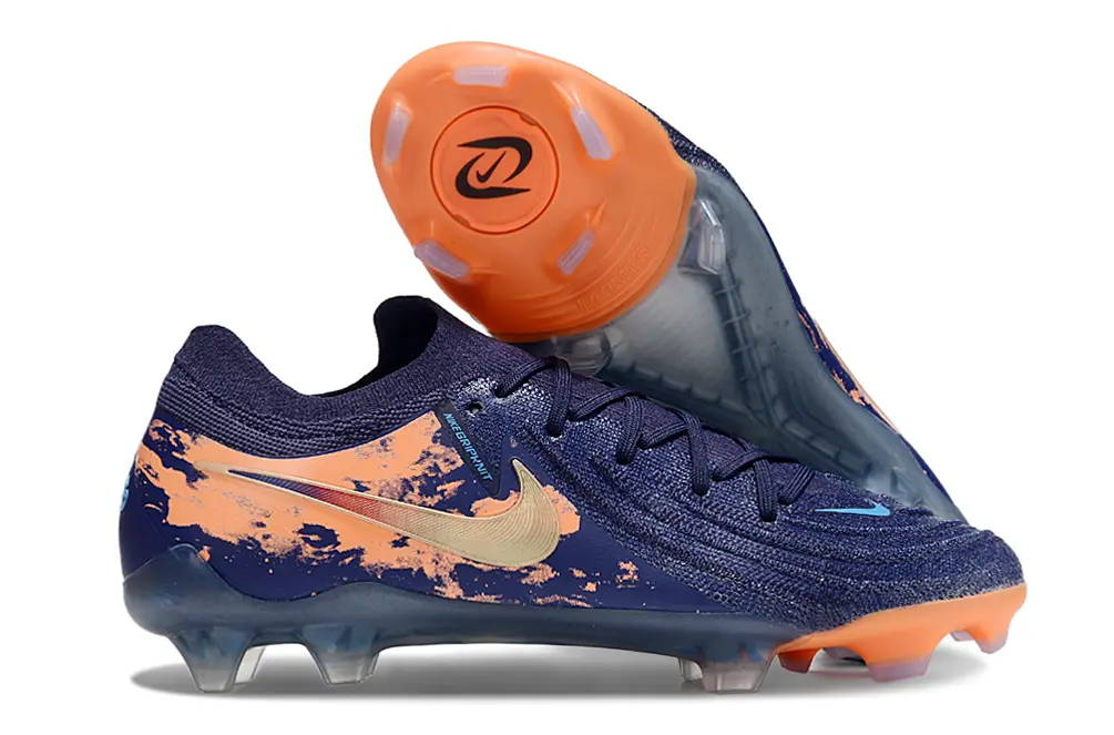 Nike Phantom GX 2 Elite FG - Navy/Vibrant Orange/Metallic Gold