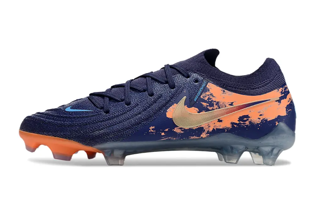 Nike Phantom GX 2 Elite FG - Navy/Vibrant Orange/Metallic Gold