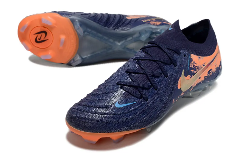 Nike Phantom GX 2 Elite FG - Navy/Vibrant Orange/Metallic Gold
