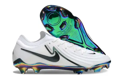 Nike Phantom GX 2 Elite FG - White/Iridescent Blue/Iridescent Green