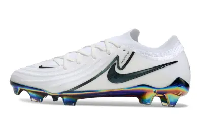 Nike Phantom GX 2 Elite FG - White/Iridescent Blue/Iridescent Green