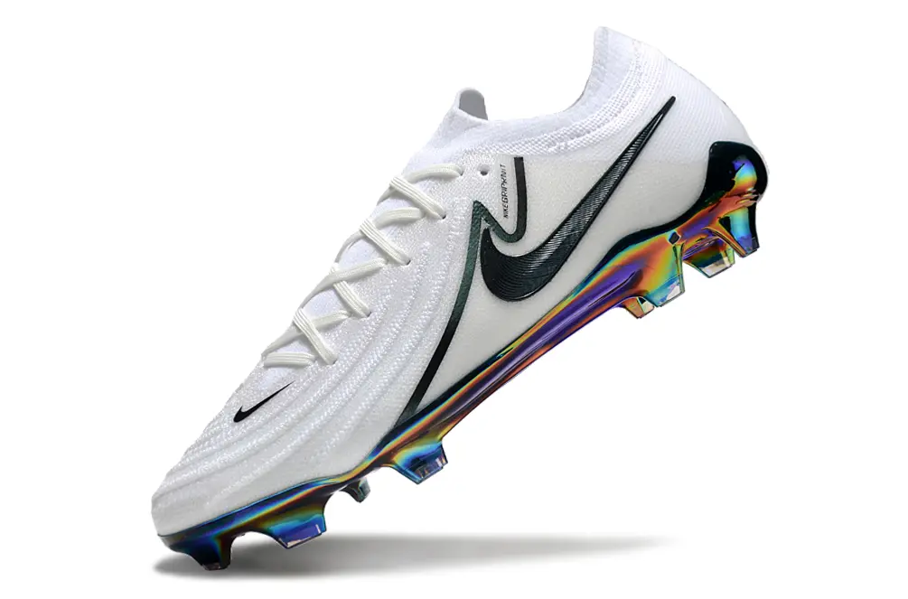 Nike Phantom GX 2 Elite FG - White/Iridescent Blue/Iridescent Green