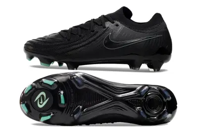 Nike Phantom GX 2 Elite FG - Black/Midnight Black/Neon Green