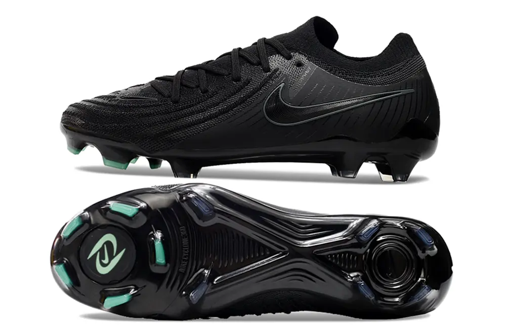 Nike Phantom GX 2 Elite FG - Black/Midnight Black/Neon Green
