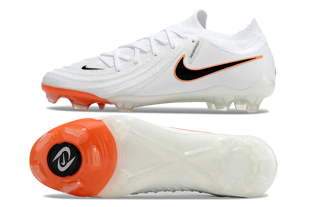 Nike Phantom GX 2 Elite FG - White/Bright Orange/Black