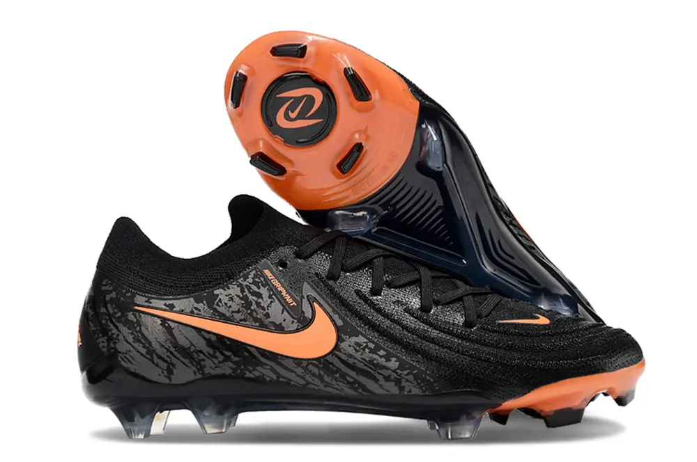 Nike Phantom GX 2 Elite FG - Black/Bright Orange/Charcoal Grey