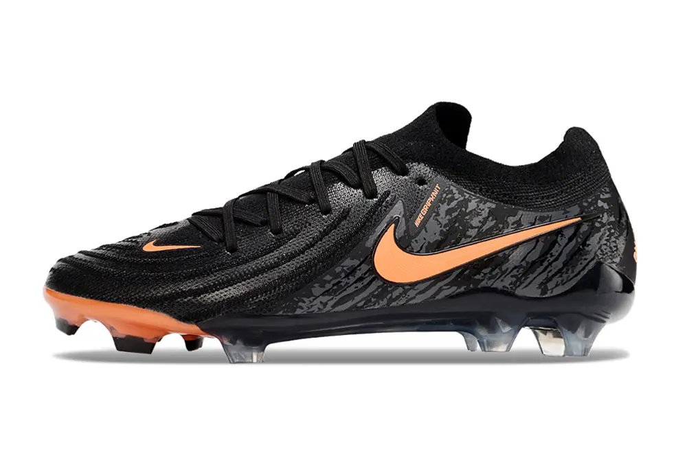 Nike Phantom GX 2 Elite FG - Black/Bright Orange/Charcoal Grey