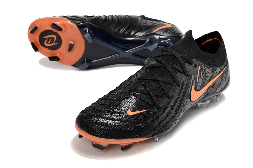 Nike Phantom GX 2 Elite FG - Black/Bright Orange/Charcoal Grey