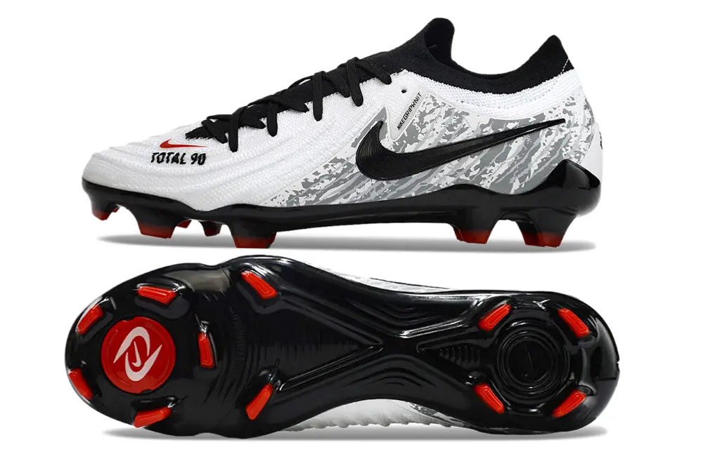 Nike Phantom GX 2 Elite FG - White/Bold Black/Fiery Red