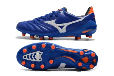 Mizuno Morelia Neo 2 FG - Blue/Electric Blue/Fiery Orange