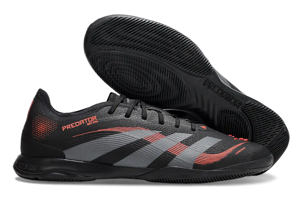 Adidas Predator 25 Elite IC - Black/Charcoal Grey/Fiery Red