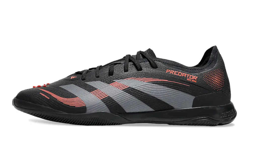 Adidas Predator 25 Elite IC - Black/Charcoal Grey/Fiery Red
