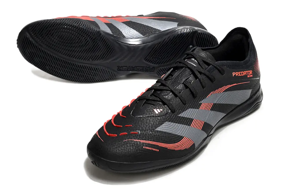 Adidas Predator 25 Elite IC - Black/Charcoal Grey/Fiery Red