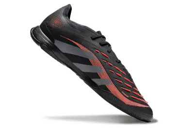 Adidas Predator 25 Elite IC - Black/Charcoal Grey/Fiery Red