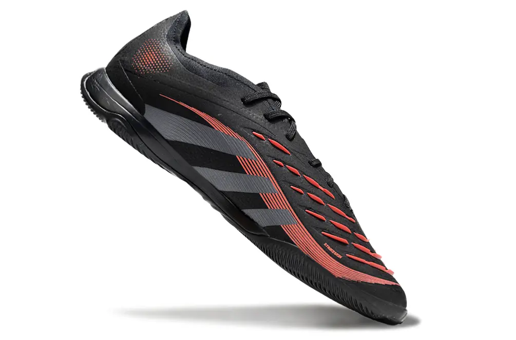 Adidas Predator 25 Elite IC - Black/Charcoal Grey/Fiery Red