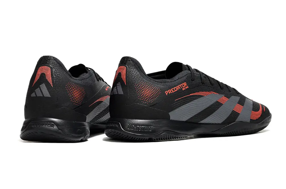 Adidas Predator 25 Elite IC - Black/Charcoal Grey/Fiery Red