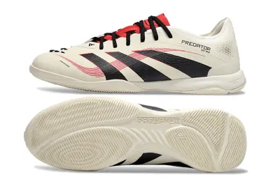 Adidas Predator 25 Elite IC - White/Crimson Red/Black