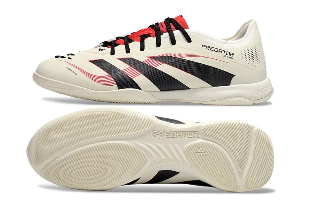 Adidas Predator 25 Elite IC - White/Crimson Red/Black