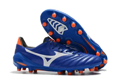 Mizuno Morelia Neo 2 FG - Blue/Electric Blue/Fiery Orange