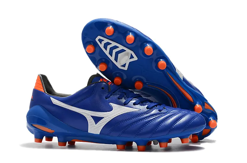 Mizuno Morelia Neo 2 FG - Blue/Electric Blue/Fiery Orange