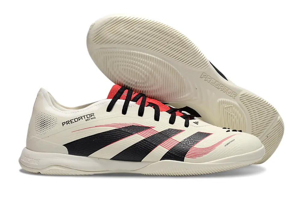 Adidas Predator 25 Elite IC - White/Crimson Red/Black