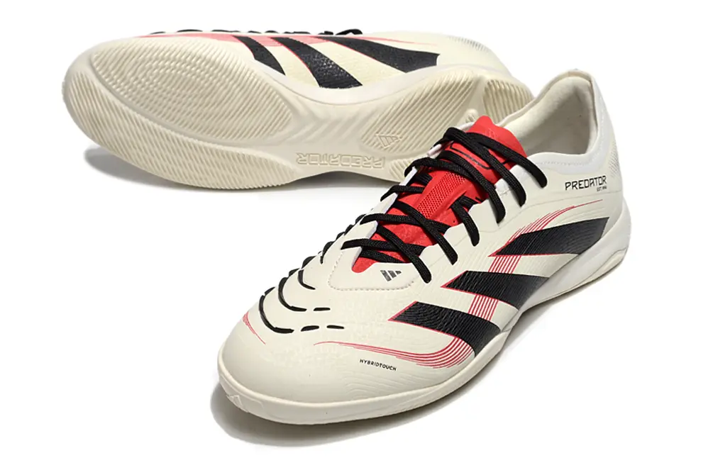 Adidas Predator 25 Elite IC - White/Crimson Red/Black