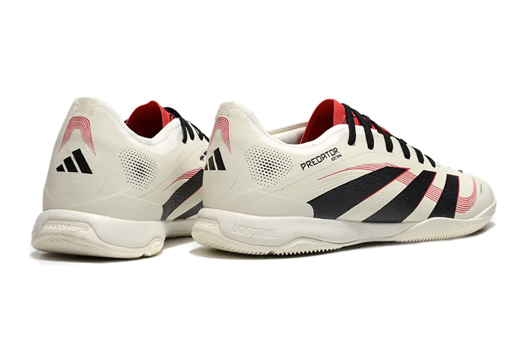 Adidas Predator 25 Elite IC - White/Crimson Red/Black