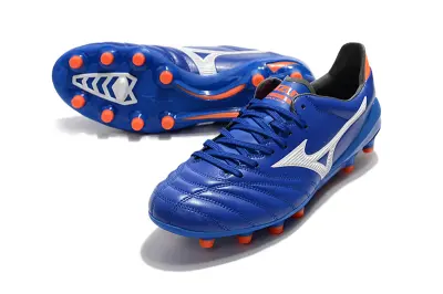 Mizuno Morelia Neo 2 FG - Blue/Electric Blue/Fiery Orange