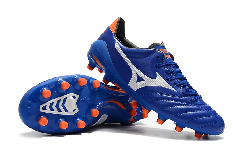Mizuno Morelia Neo 2 FG - Blue/Electric Blue/Fiery Orange