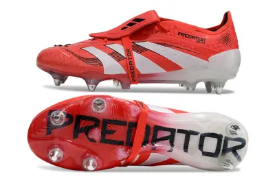 Adidas Predator 25 Elite Foldover Tongue SG - Red/Vibrant Red/Sleek White