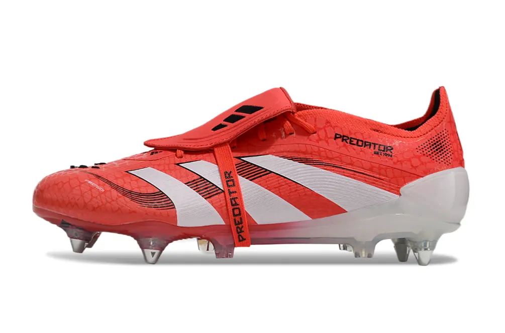 Adidas Predator 25 Elite Foldover Tongue SG - Red/Vibrant Red/Sleek White