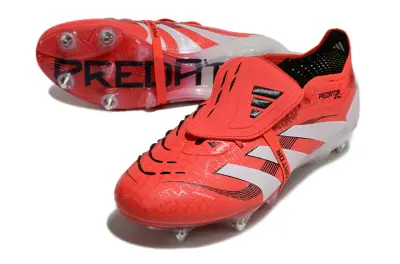 Adidas Predator 25 Elite Foldover Tongue SG - Red/Vibrant Red/Sleek White