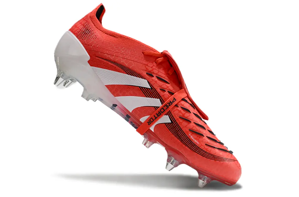 Adidas Predator 25 Elite Foldover Tongue SG - Red/Vibrant Red/Sleek White