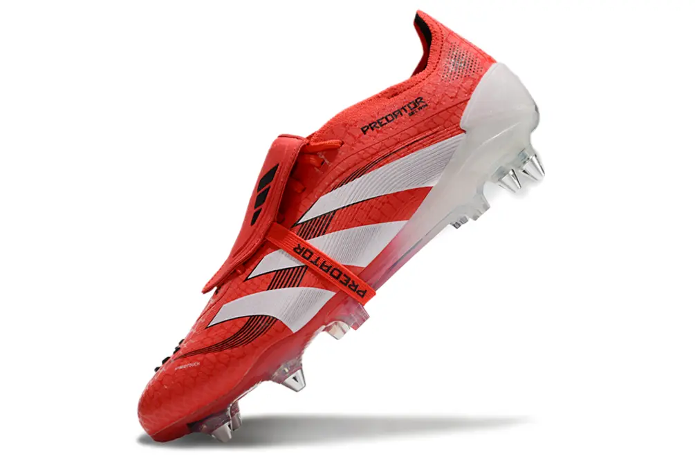 Adidas Predator 25 Elite Foldover Tongue SG - Red/Vibrant Red/Sleek White