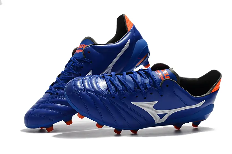 Mizuno Morelia Neo 2 FG - Blue/Electric Blue/Fiery Orange