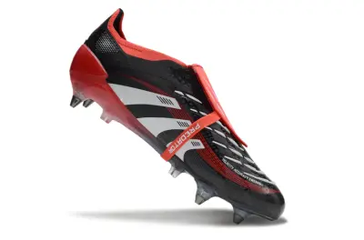 Adidas Predator 25 Elite Foldover Tongue SG - Black/Fiery Red/White